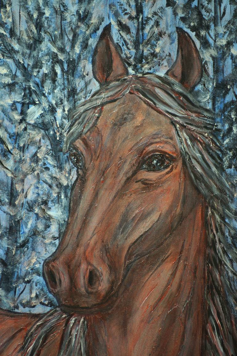 Original Expressionism Animal Painting by Kim Jones Miller
