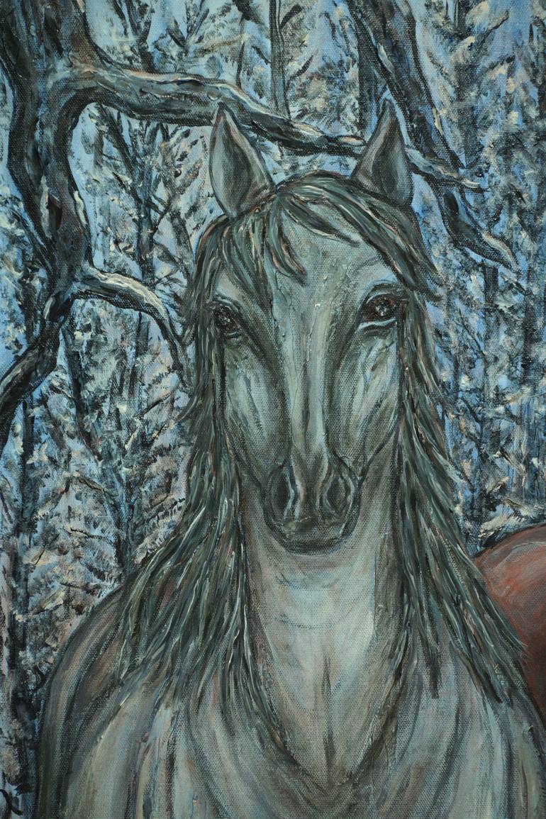 Original Expressionism Animal Painting by Kim Jones Miller