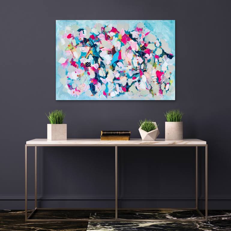 Original Abstract Painting by Vanessa Katz