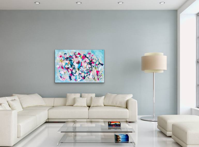 Original Abstract Painting by Vanessa Katz