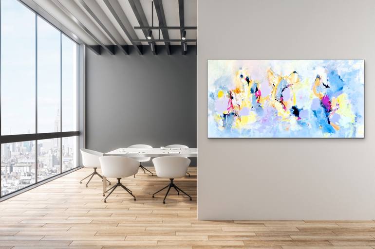 Original Abstract Painting by Vanessa Katz