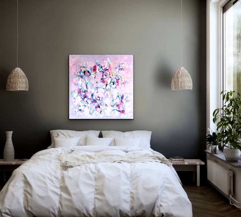 Original Abstract Expressionism Abstract Painting by Vanessa Katz