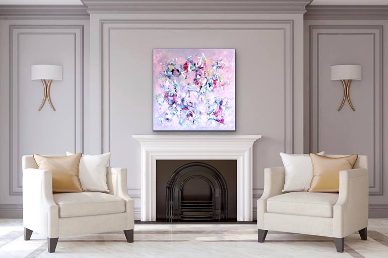 Original Abstract Expressionism Abstract Painting by Vanessa Katz