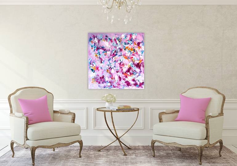 Original Abstract Expressionism Abstract Painting by Vanessa Katz