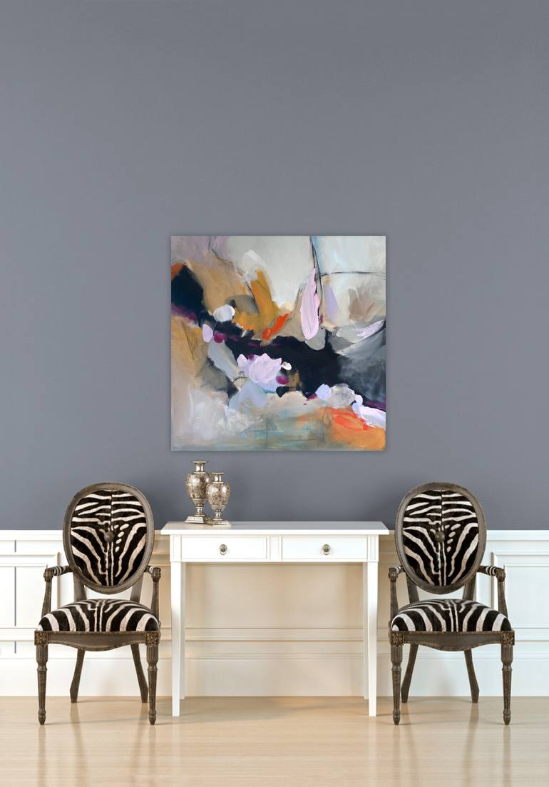 Original Abstract Expressionism Abstract Painting by Vanessa Katz