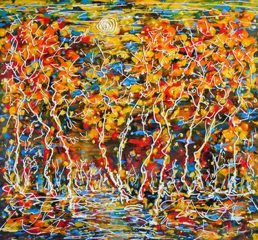 Original Abstract Expressionism Landscape Paintings by yuriy vekshinskiy