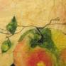 Painting: Watercolor Batik on Rice Paper without Frame
This is an original, one of a kind, signed, watercolor batik painting on rice paper. After the painting is finished, paraffin wax is applied, then removed. Because some of the wax remains in the painting, the work is durable, somewhat like fabric. The work has a distressed, vintage-like feel. The edges are decked.
When I paint, I feel a spiritual connection and I hope that this connection will be conveyed to my viewers.
