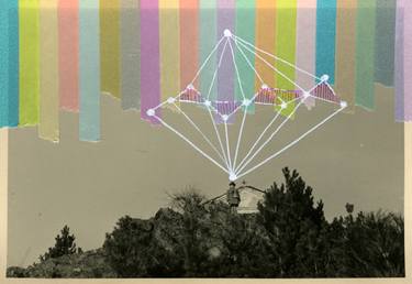 Print of Geometric Collage by Naomi Vona