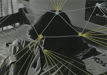 Original Dada Abstract Collage by Naomi Vona