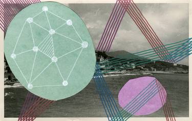 Print of Dada Landscape Collage by Naomi Vona
