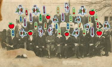 Print of Dada People Collage by Naomi Vona