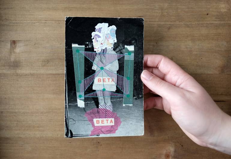 Original Dada Technology Collage by Naomi Vona