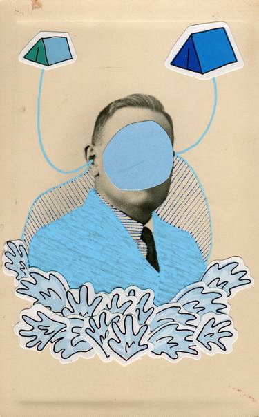 Print of Dada Nature Collage by Naomi Vona
