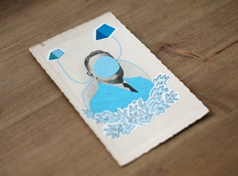 Original Dada Nature Collage by Naomi Vona