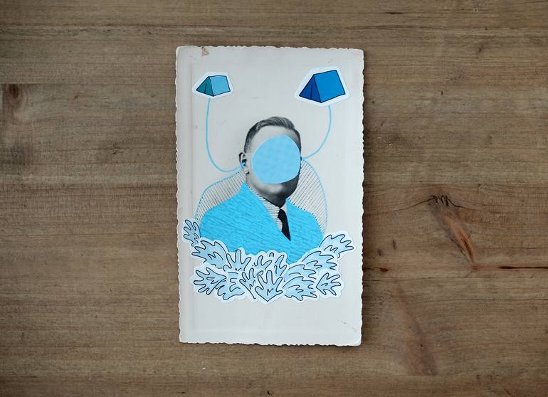 Original Dada Nature Collage by Naomi Vona