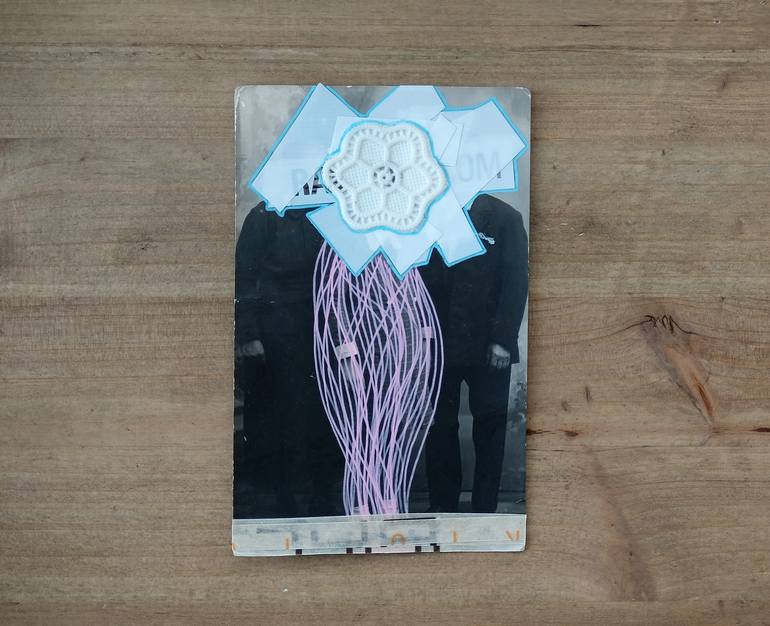 Original Dada Women Collage by Naomi Vona