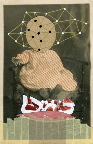 Original Dada Mortality Collage by Naomi Vona