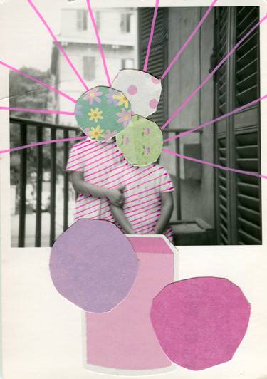 Print of Dada Children Collage by Naomi Vona