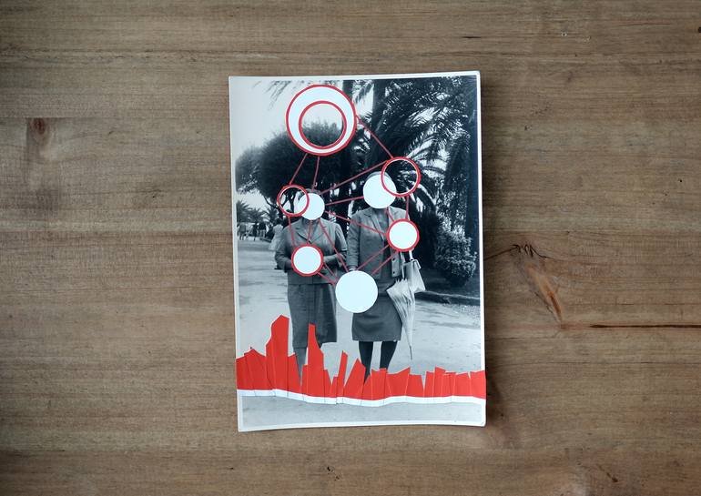 Original Dada Science/Technology Collage by Naomi Vona