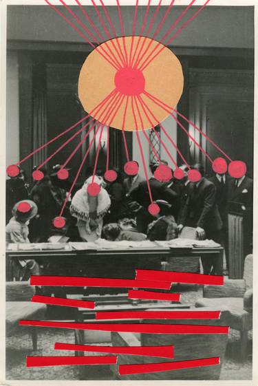 Print of Dada Love Collage by Naomi Vona