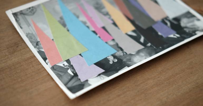 Original Dada Other Collage by Naomi Vona