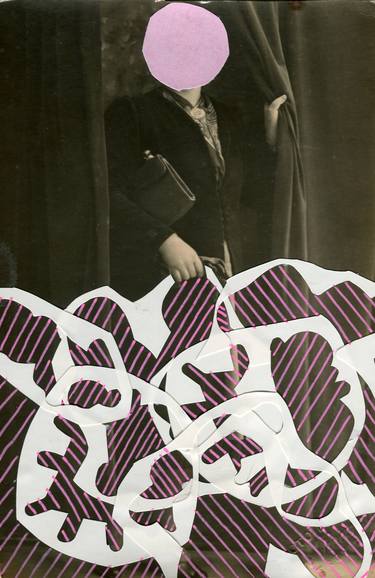 Original Dada Women Collage by Naomi Vona