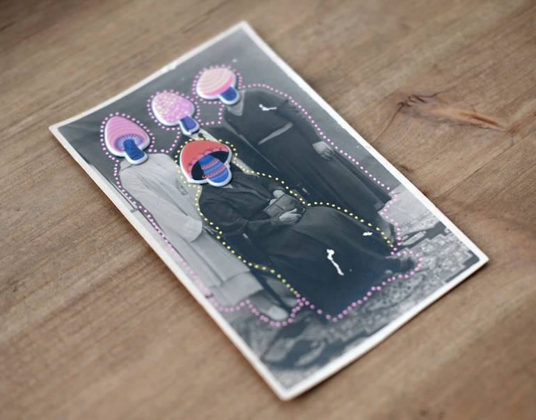 Original Conceptual Family Collage by Naomi Vona