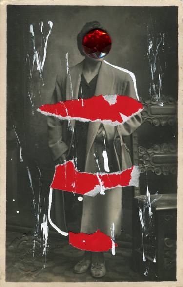 Original Dada Women Collage by Naomi Vona