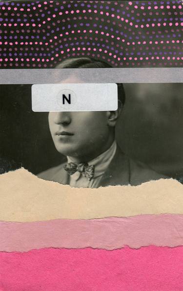 Print of Dada Men Collage by Naomi Vona