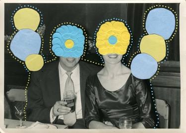 Original Dada Food & Drink Collage by Naomi Vona