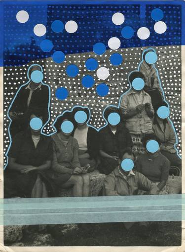 Original Dada People Collage by Naomi Vona