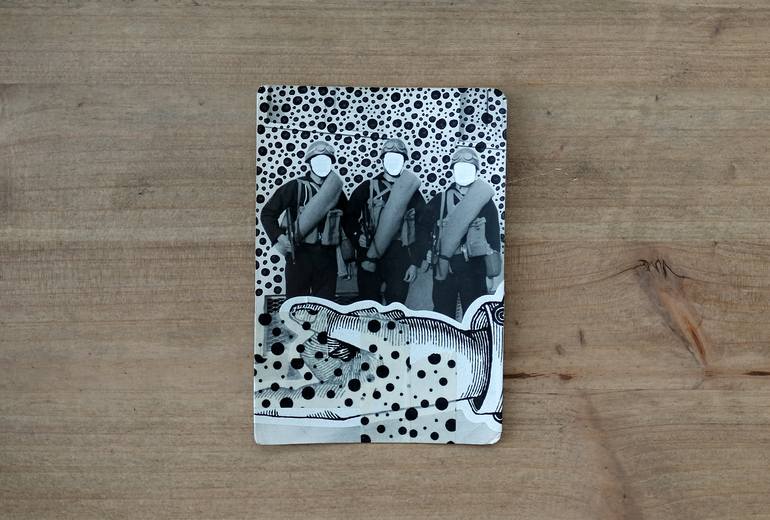 Original Dada Politics Collage by Naomi Vona