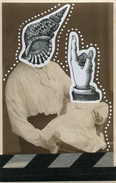 Print of Dada People Collage by Naomi Vona