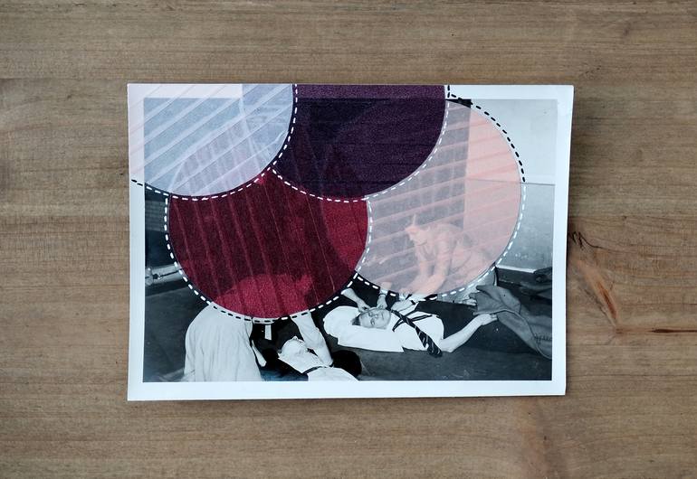 Original Dada Mortality Collage by Naomi Vona