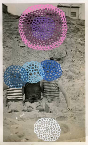 Print of Kids Collage by Naomi Vona