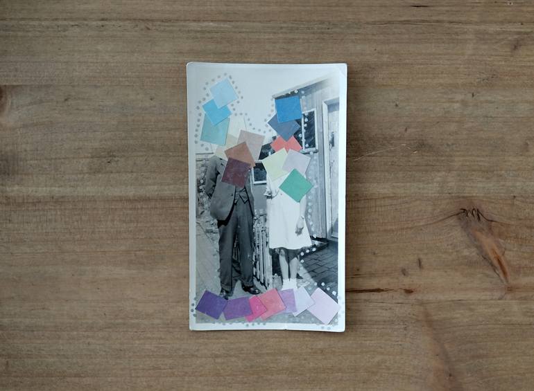 Original Conceptual Love Collage by Naomi Vona