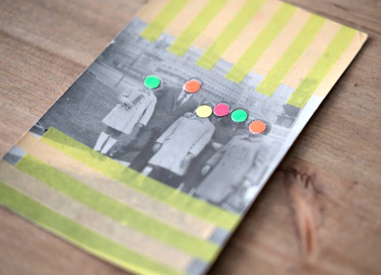 Original Conceptual Family Collage by Naomi Vona