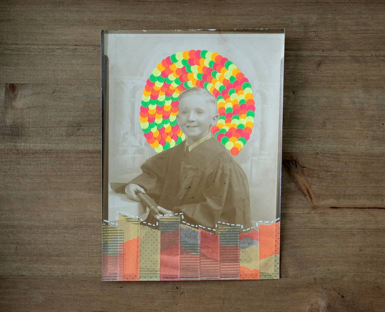 Original Conceptual Religion Collage by Naomi Vona