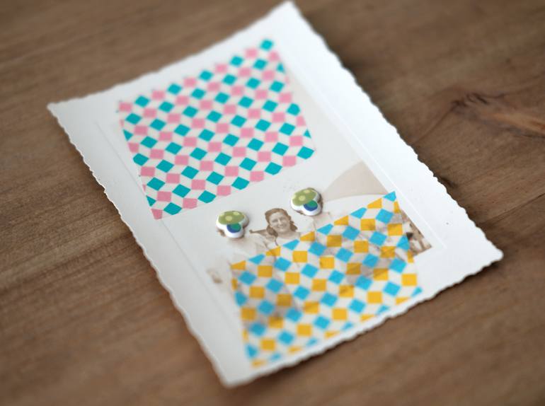 Original Dada Women Collage by Naomi Vona