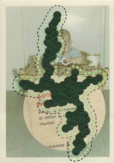Print of Conceptual Language Collage by Naomi Vona