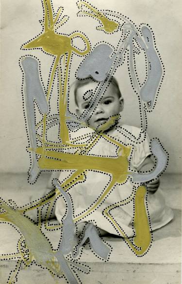 Original Conceptual Children Collage by Naomi Vona