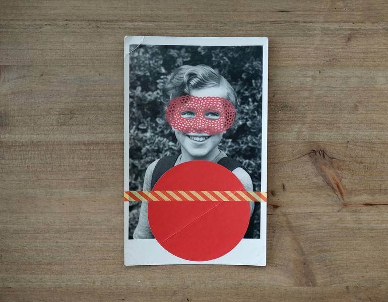 Original Conceptual Children Collage by Naomi Vona