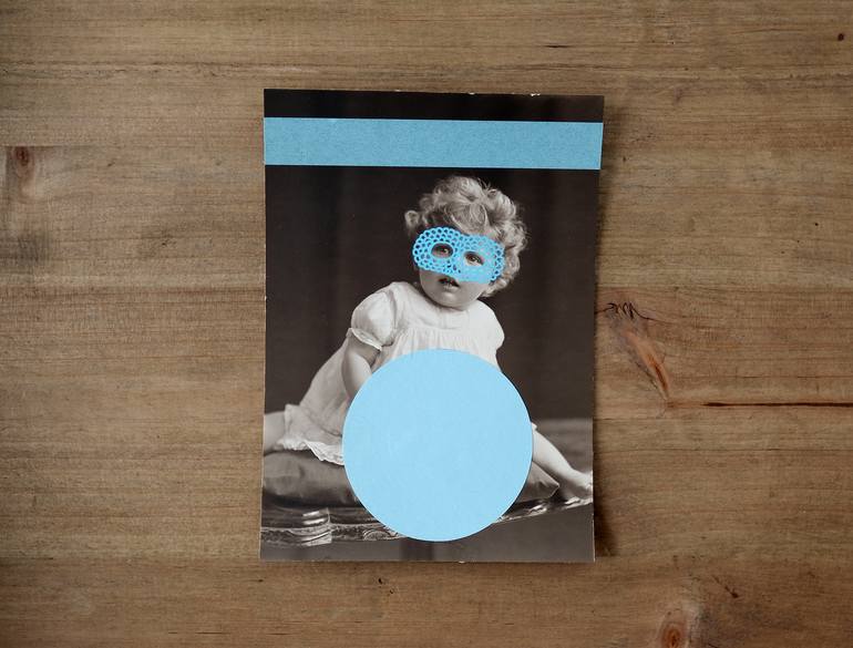 Original Conceptual Children Collage by Naomi Vona