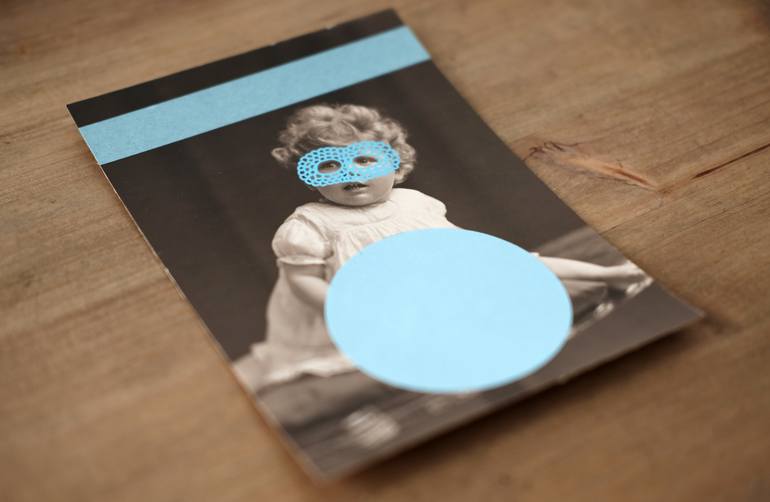 Original Conceptual Children Collage by Naomi Vona