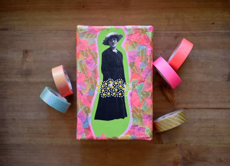 Original Dada Women Collage by Naomi Vona
