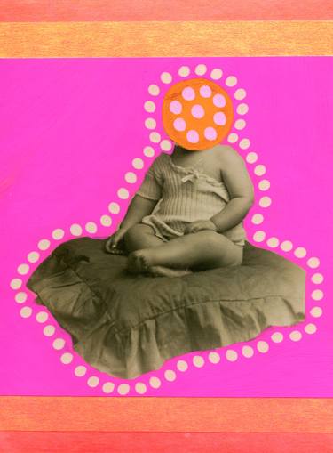 Original Dada Fantasy Collage by Naomi Vona