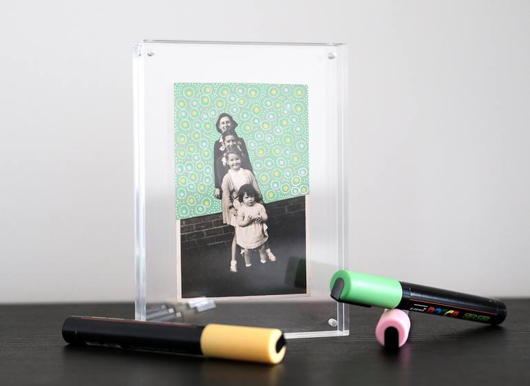 Original Conceptual Family Collage by Naomi Vona