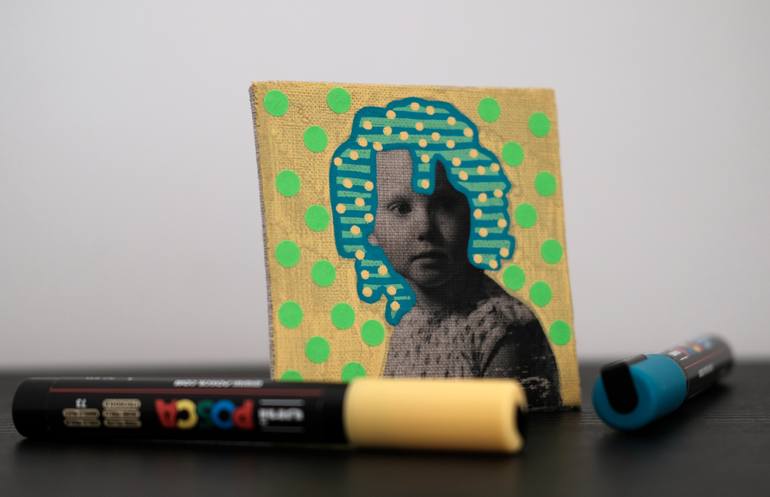 Original Conceptual Children Collage by Naomi Vona