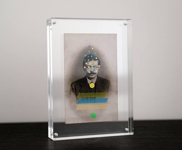 Original Abstract Fantasy Collage by Naomi Vona