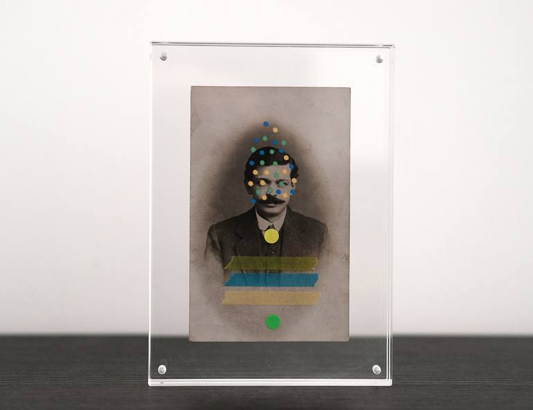 Original Abstract Fantasy Collage by Naomi Vona